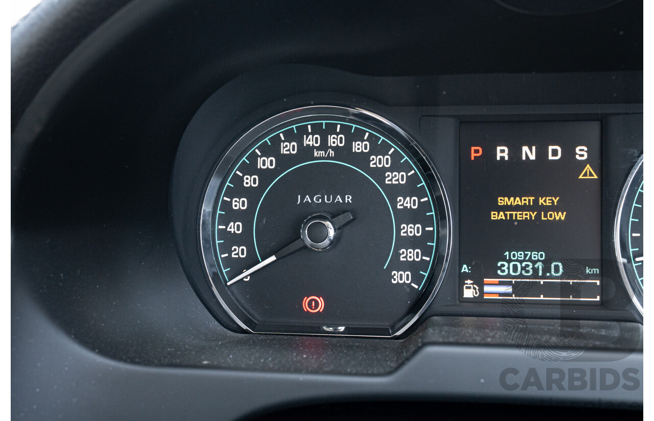 6/2012 Jaguar XF 5.0 V8 Luxury MY12 4d Sedan Polaris White V8 5.0L