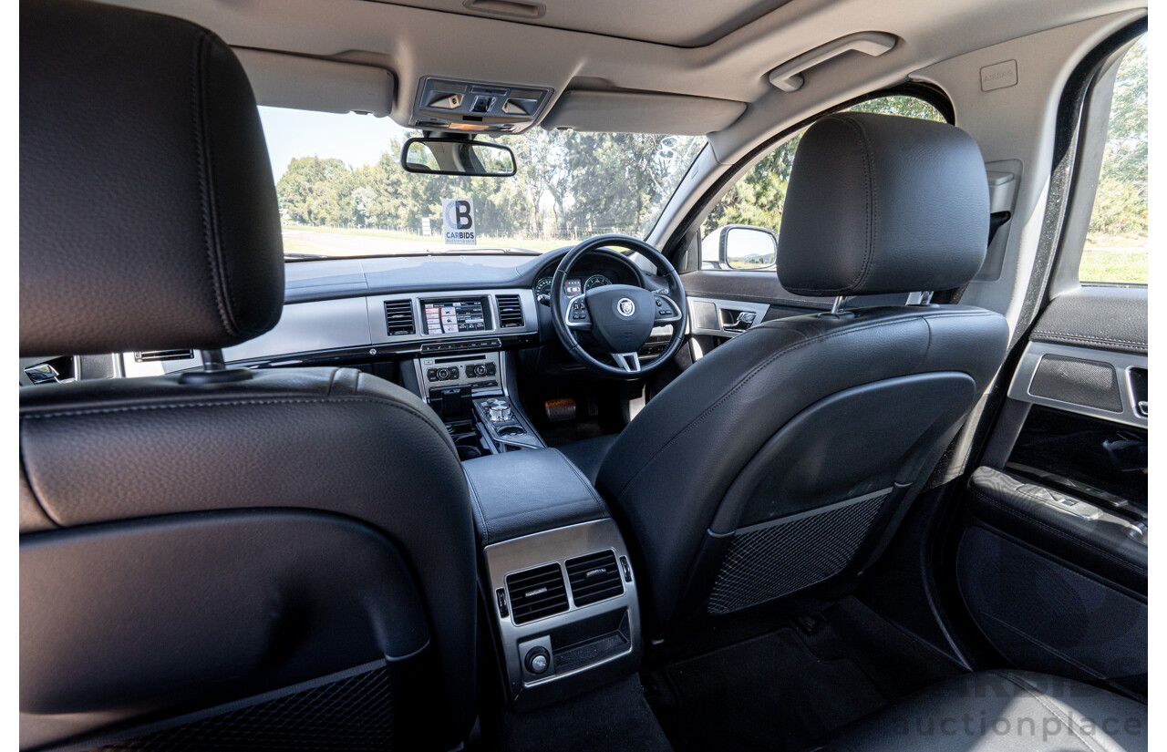 6/2012 Jaguar XF 5.0 V8 Luxury MY12 4d Sedan Polaris White V8 5.0L