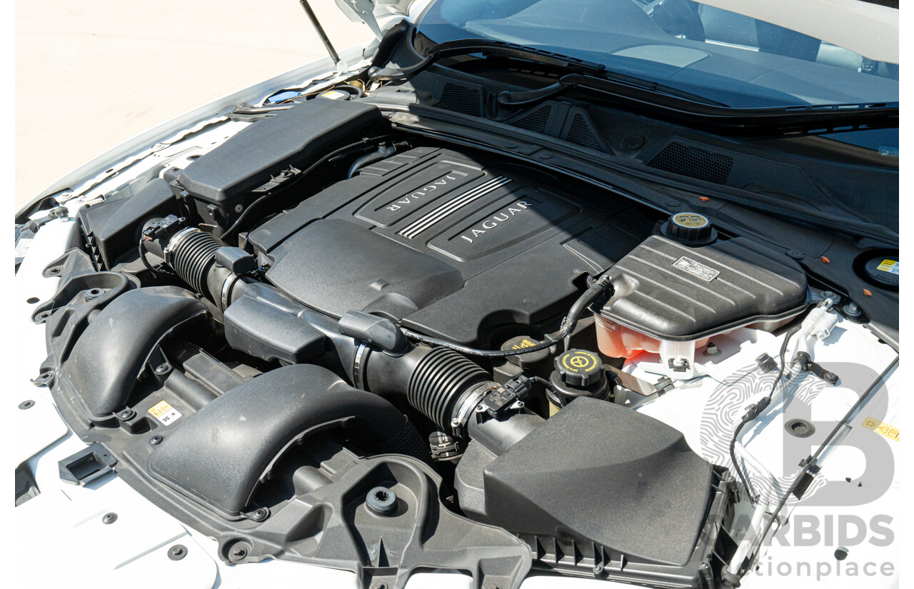 6/2012 Jaguar XF 5.0 V8 Luxury MY12 4d Sedan Polaris White V8 5.0L