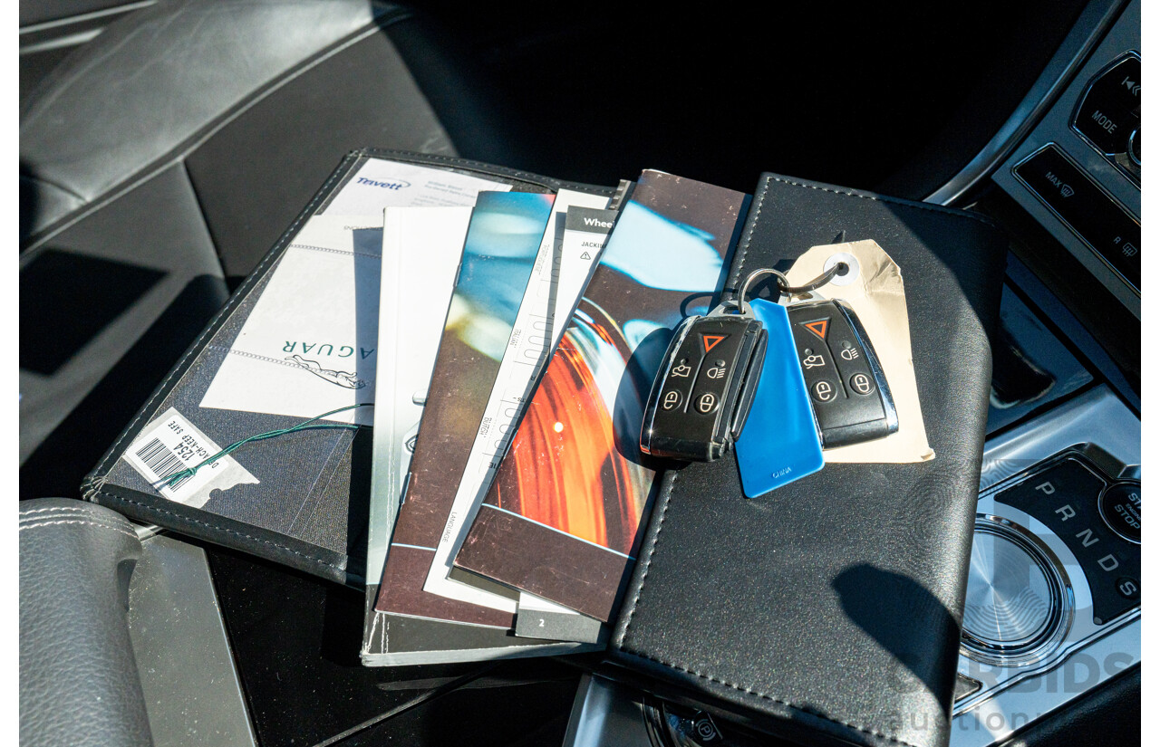 6/2012 Jaguar XF 5.0 V8 Luxury MY12 4d Sedan Polaris White V8 5.0L