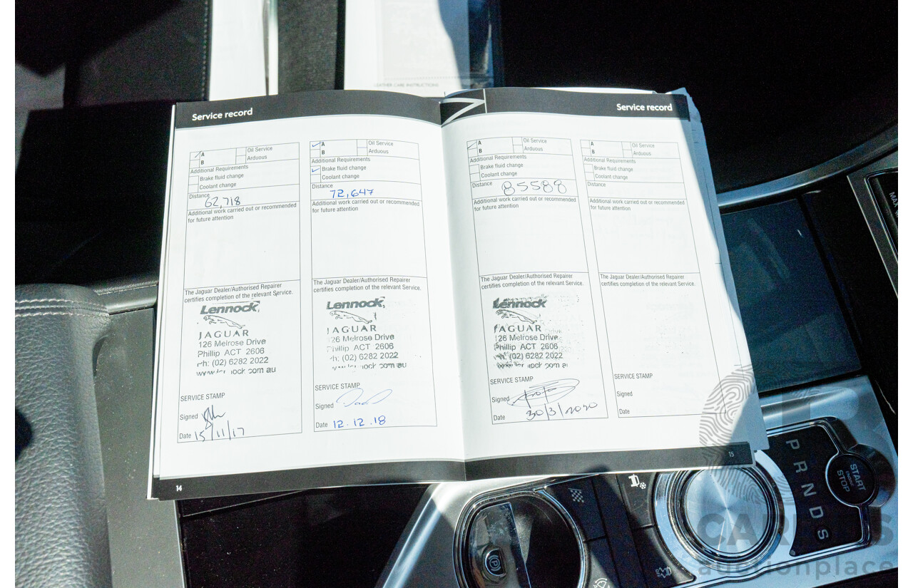 6/2012 Jaguar XF 5.0 V8 Luxury MY12 4d Sedan Polaris White V8 5.0L