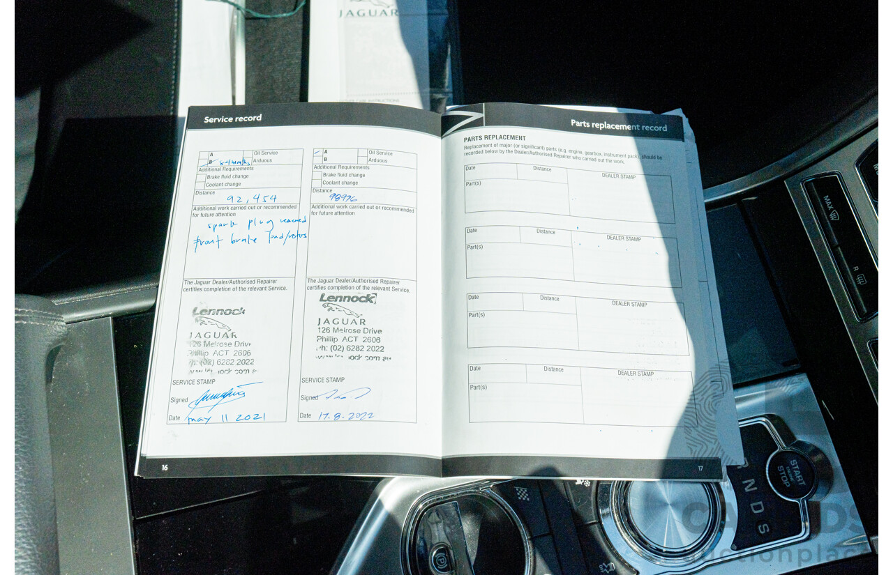 6/2012 Jaguar XF 5.0 V8 Luxury MY12 4d Sedan Polaris White V8 5.0L