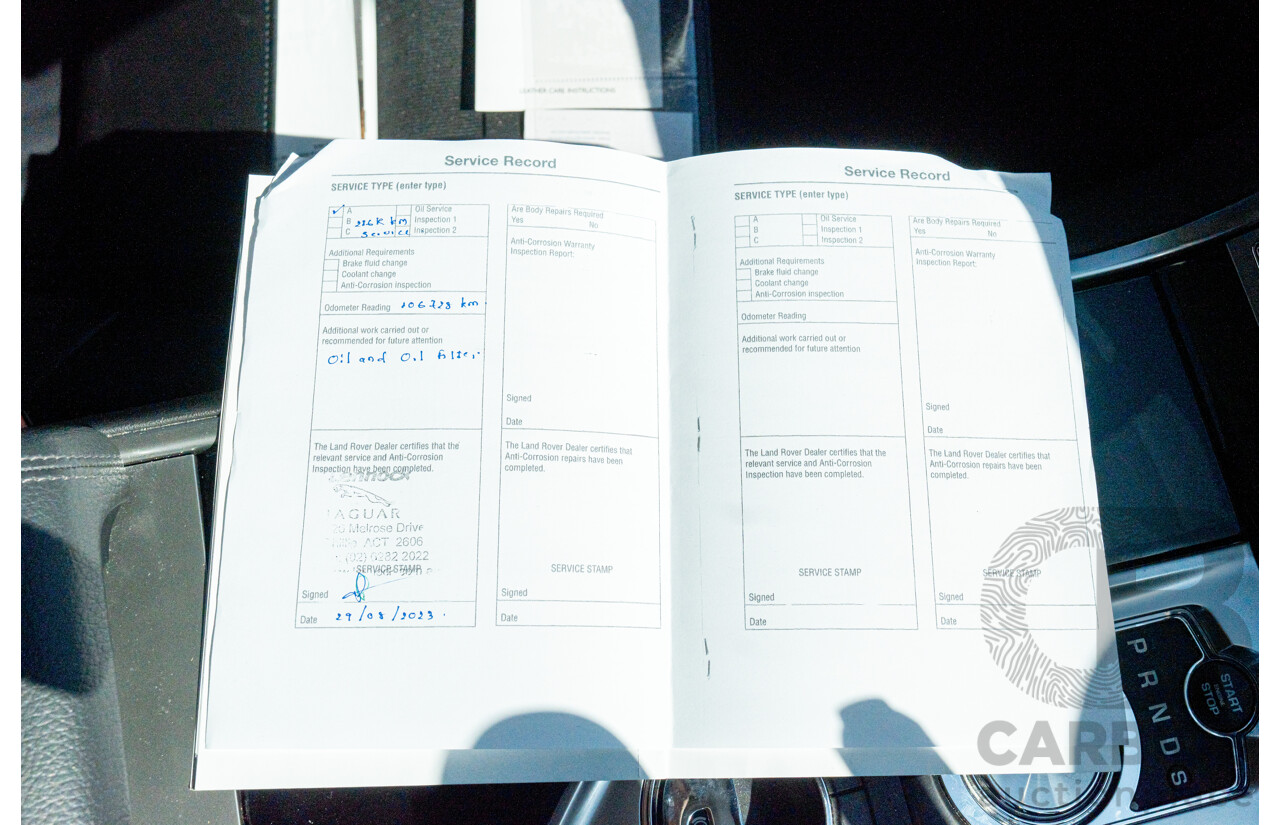 6/2012 Jaguar XF 5.0 V8 Luxury MY12 4d Sedan Polaris White V8 5.0L