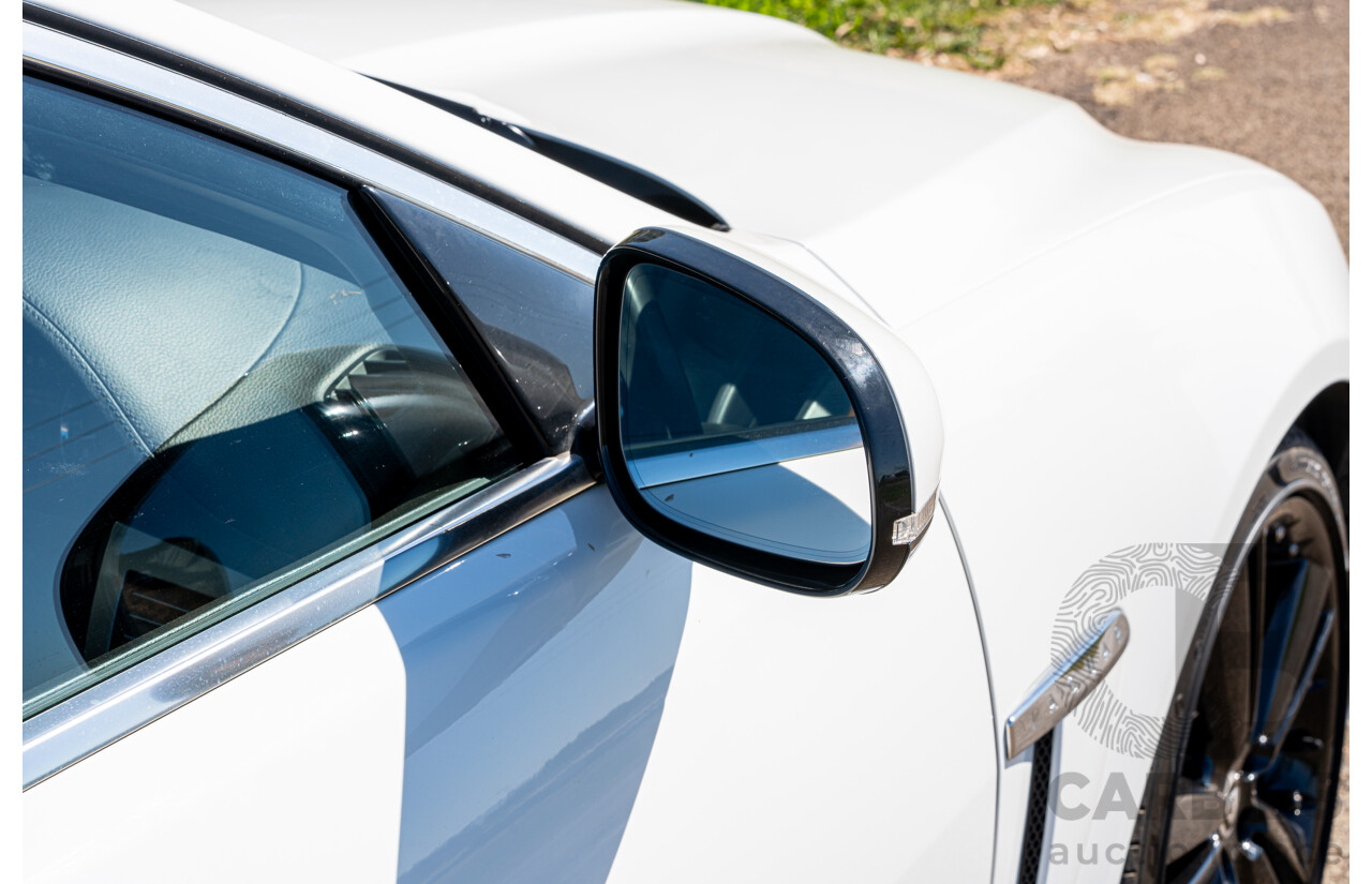 6/2012 Jaguar XF 5.0 V8 Luxury MY12 4d Sedan Polaris White V8 5.0L