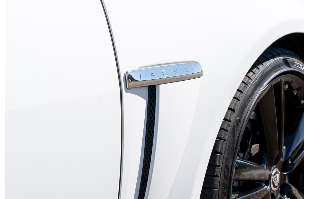 6/2012 Jaguar XF 5.0 V8 Luxury MY12 4d Sedan Polaris White V8 5.0L