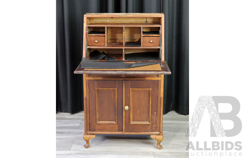 Reproduction Drop Front Bureau