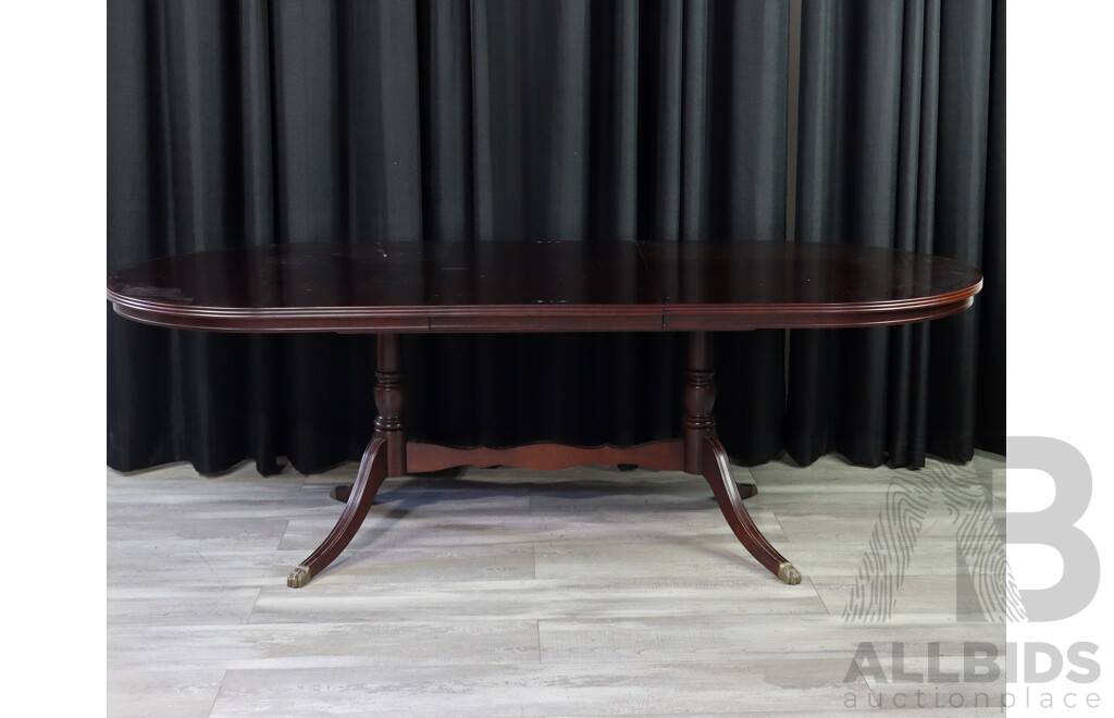 Queen Anne Style Seven Piece Dining Suite