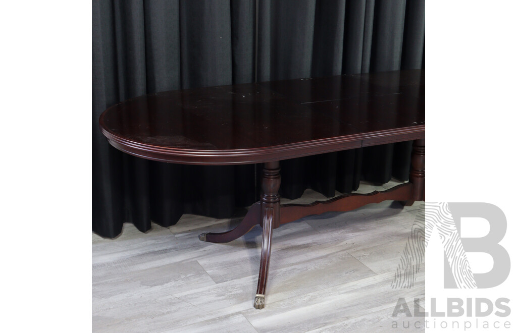 Queen Anne Style Seven Piece Dining Suite