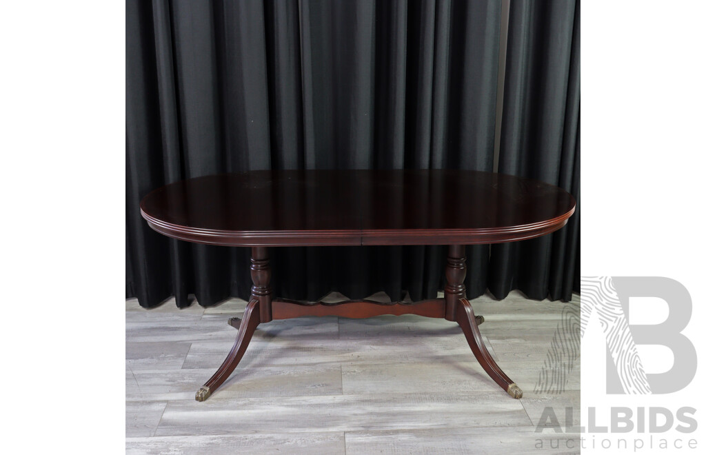 Queen Anne Style Seven Piece Dining Suite