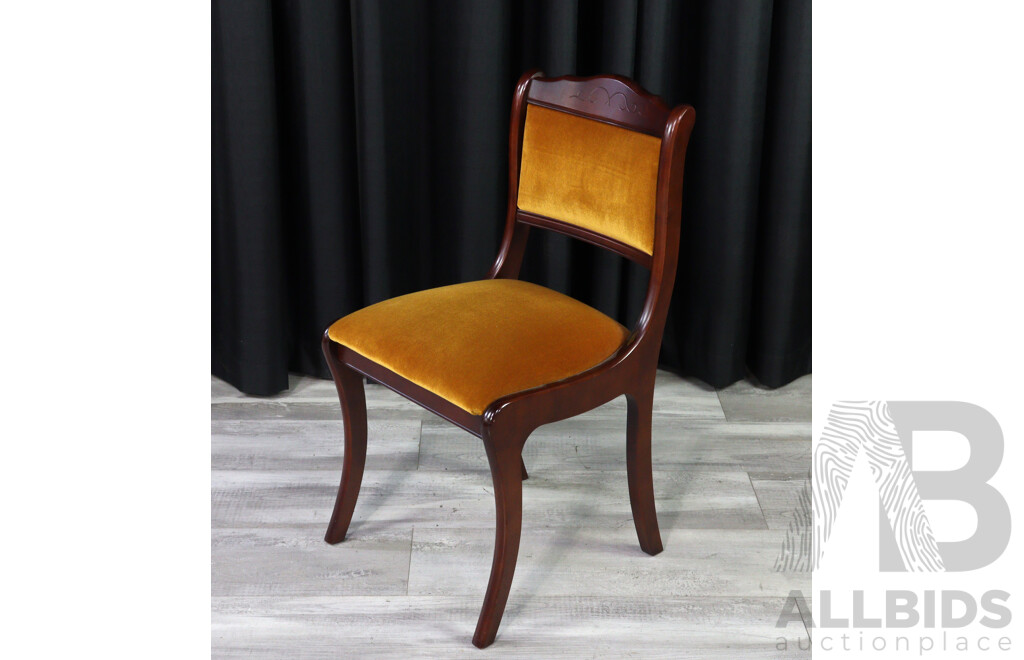 Queen Anne Style Seven Piece Dining Suite