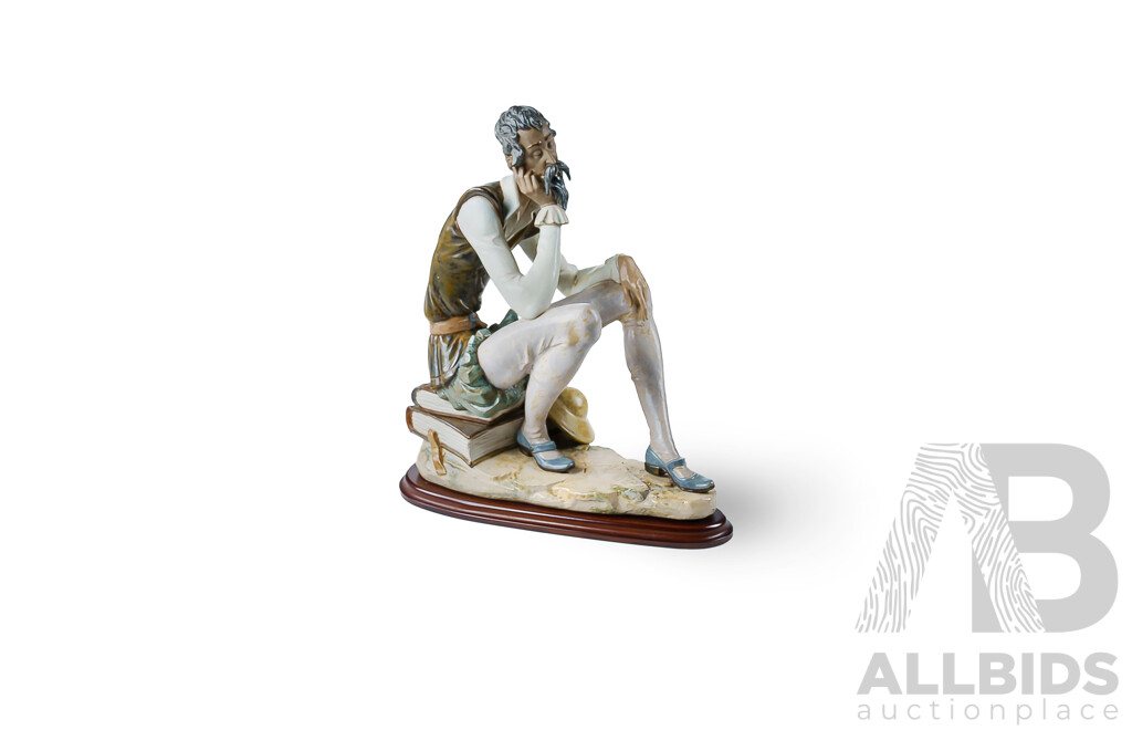 Lladro Gres Porcelain Figure 'Don Quixote Dreaming'