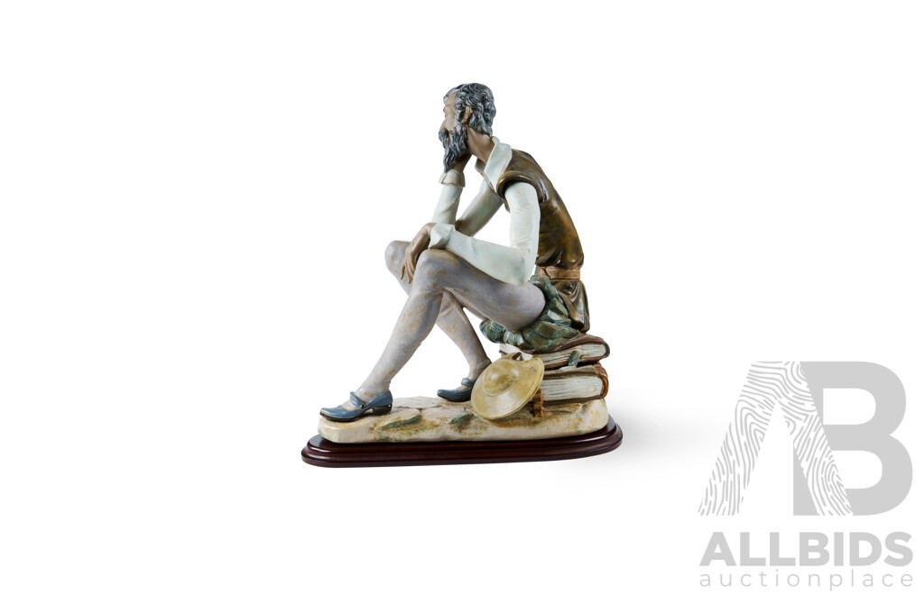 Lladro Gres Porcelain Figure 'Don Quixote Dreaming'