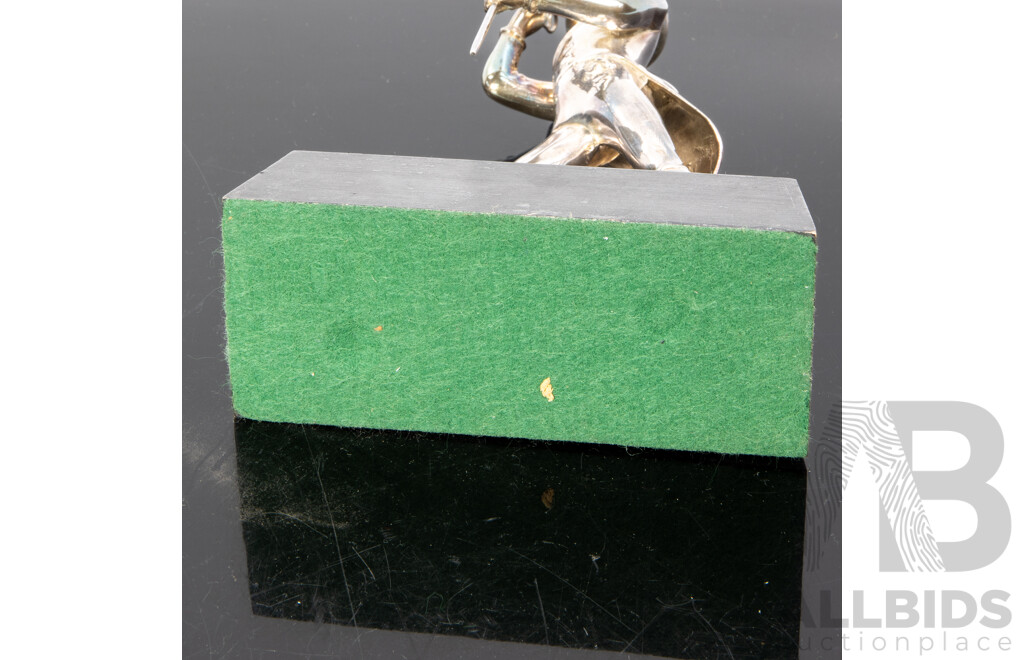 Silver Plated Metal Figure of Johnnie Walker 'The Striding Man'