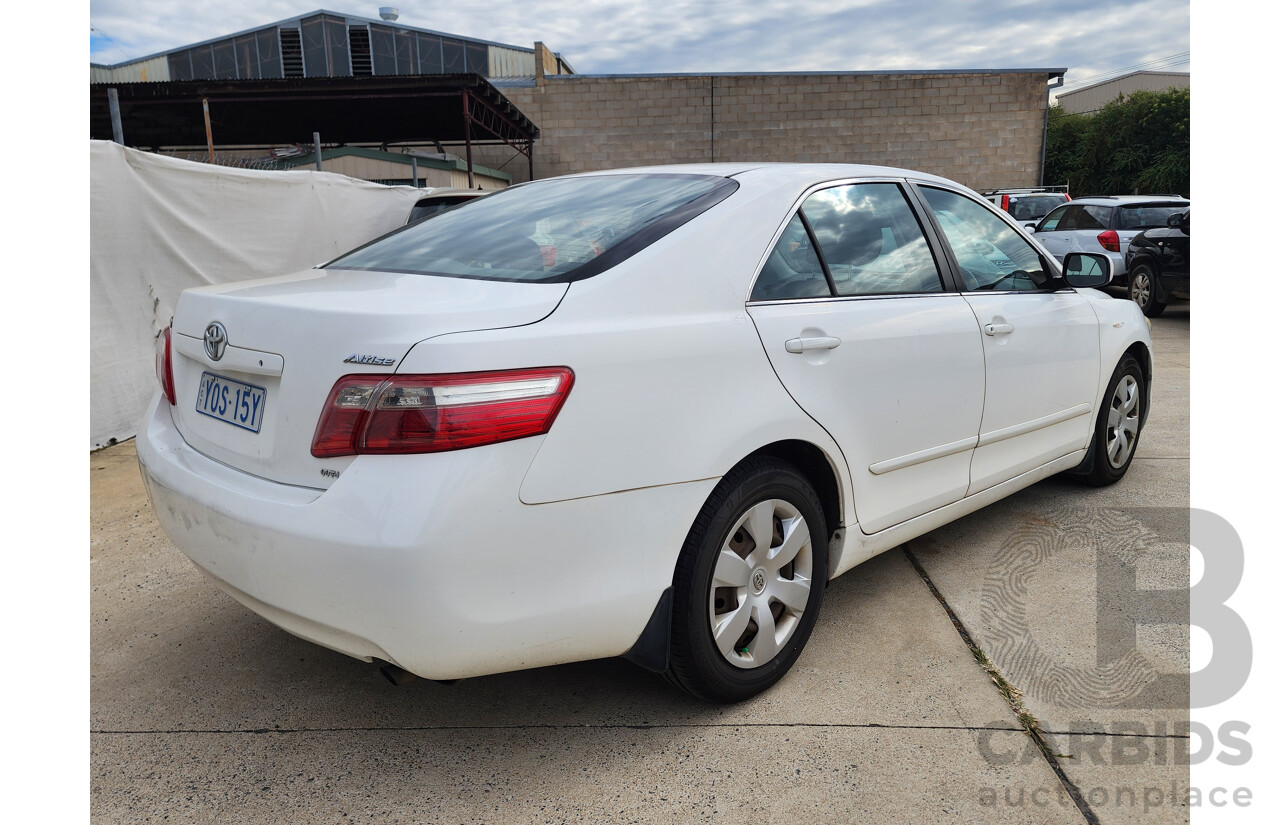 10/2008 Toyota Camry Altise ACV40R 07 UPGRADE 4d Sedan White 2.4L