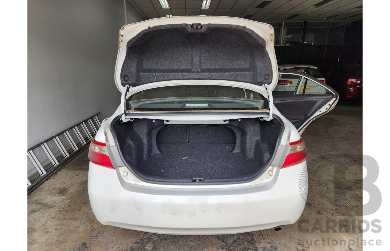 10/2008 Toyota Camry Altise ACV40R 07 UPGRADE 4d Sedan White 2.4L