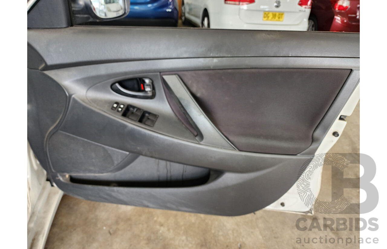 10/2008 Toyota Camry Altise ACV40R 07 UPGRADE 4d Sedan White 2.4L