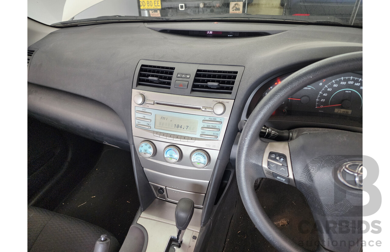 10/2008 Toyota Camry Altise ACV40R 07 UPGRADE 4d Sedan White 2.4L