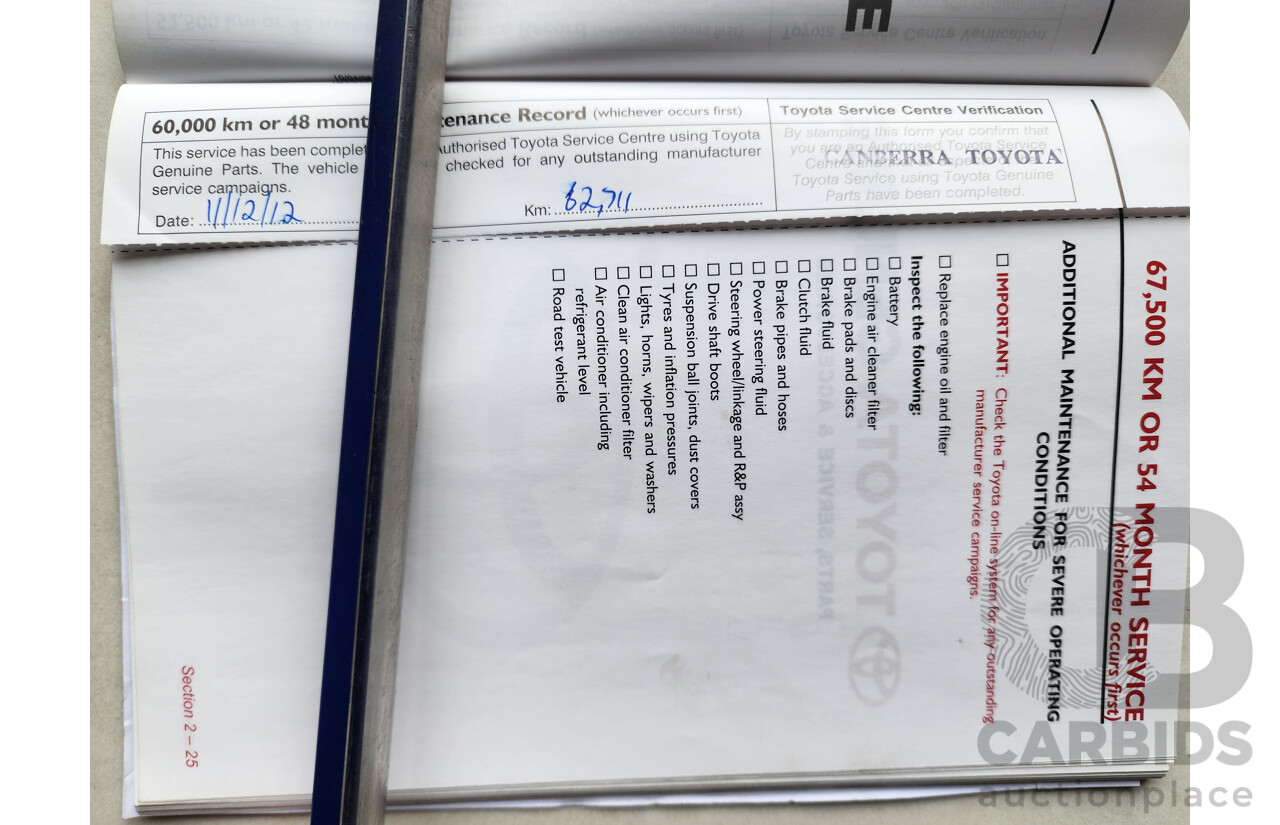 10/2008 Toyota Camry Altise ACV40R 07 UPGRADE 4d Sedan White 2.4L