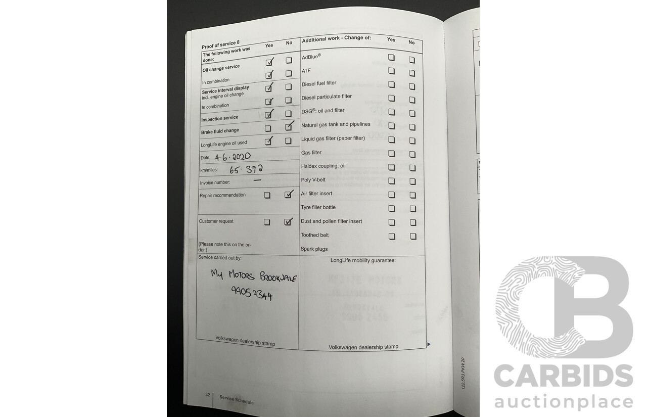 8/2012 Volkswagen Touareg V6 TDI 4xmotion 7P MY12 4d Wagon Deep Black Pearl Turbo Diesel V6 3.0L