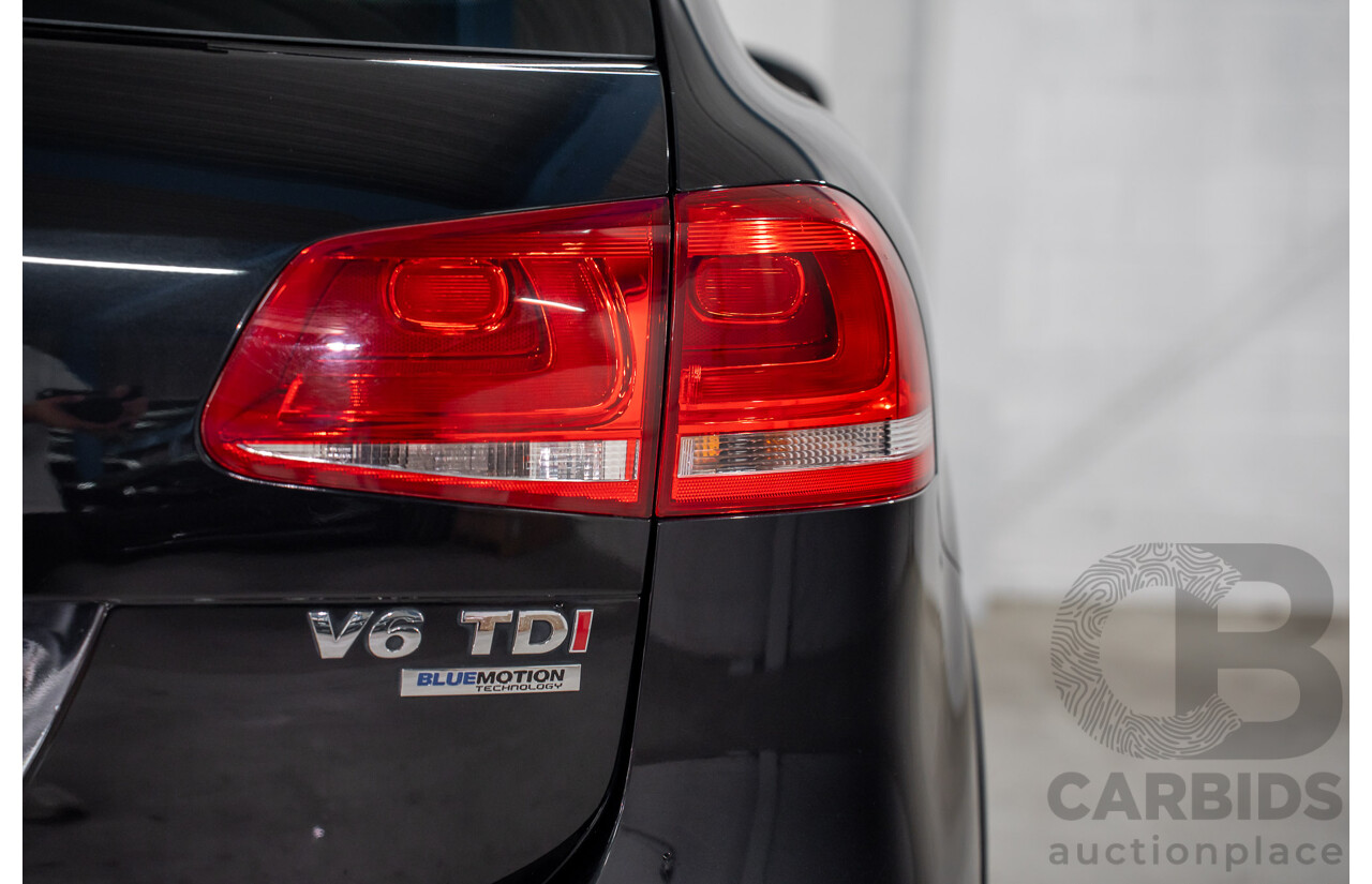 8/2012 Volkswagen Touareg V6 TDI 4Motion (AWD) 7P MY12 4d Wagon Deep Black Pearl Turbo Diesel V6 3.0L