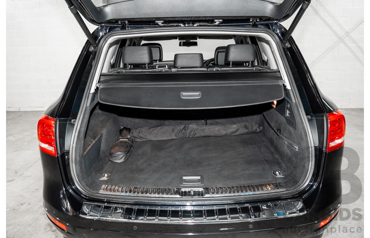 8/2012 Volkswagen Touareg V6 TDI 4Motion (AWD) 7P MY12 4d Wagon Deep Black Pearl Turbo Diesel V6 3.0L