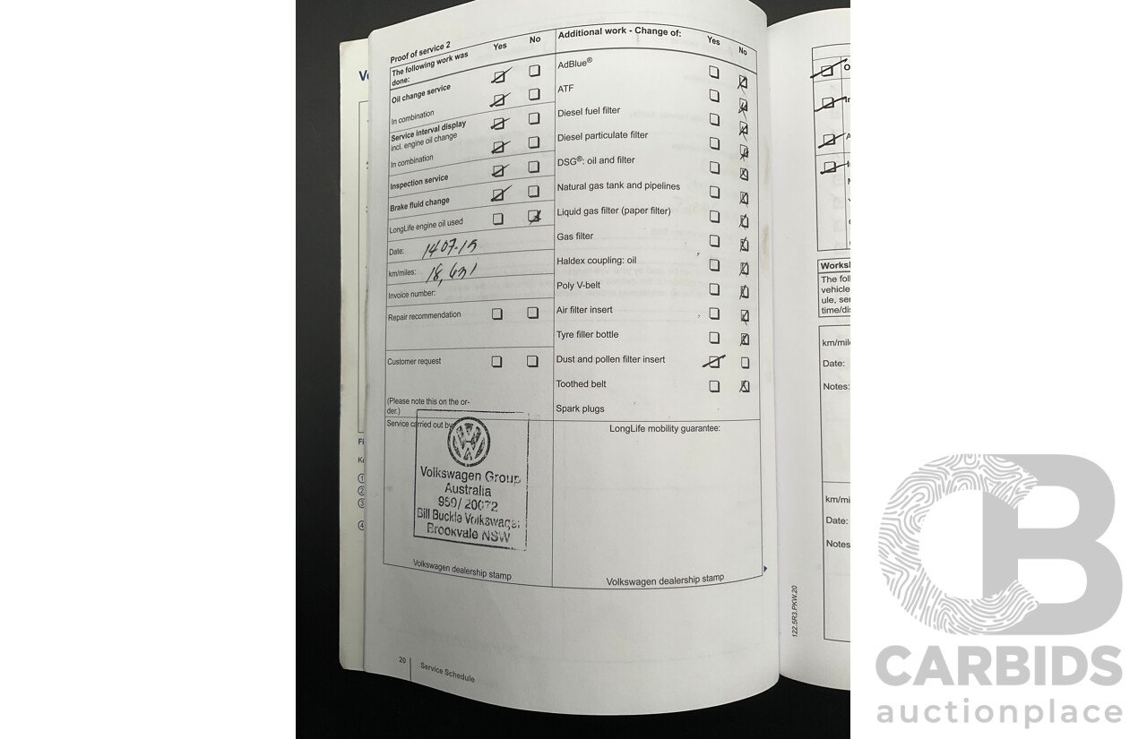 8/2012 Volkswagen Touareg V6 TDI 4Motion (AWD) 7P MY12 4d Wagon Deep Black Pearl Turbo Diesel V6 3.0L