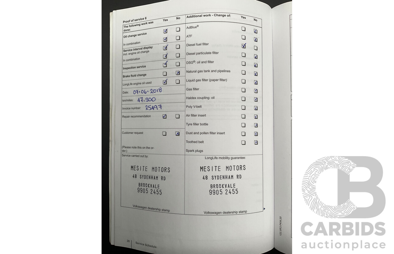 8/2012 Volkswagen Touareg V6 TDI 4Motion (AWD) 7P MY12 4d Wagon Deep Black Pearl Turbo Diesel V6 3.0L