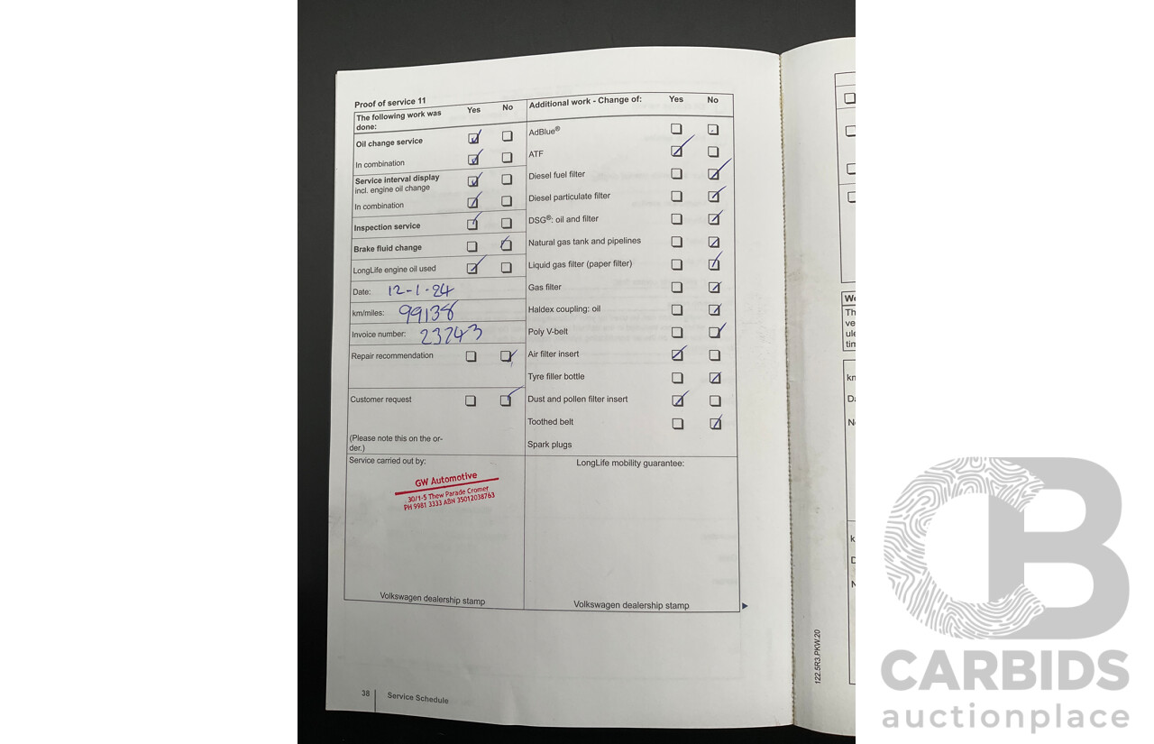 8/2012 Volkswagen Touareg V6 TDI 4Motion (AWD) 7P MY12 4d Wagon Deep Black Pearl Turbo Diesel V6 3.0L