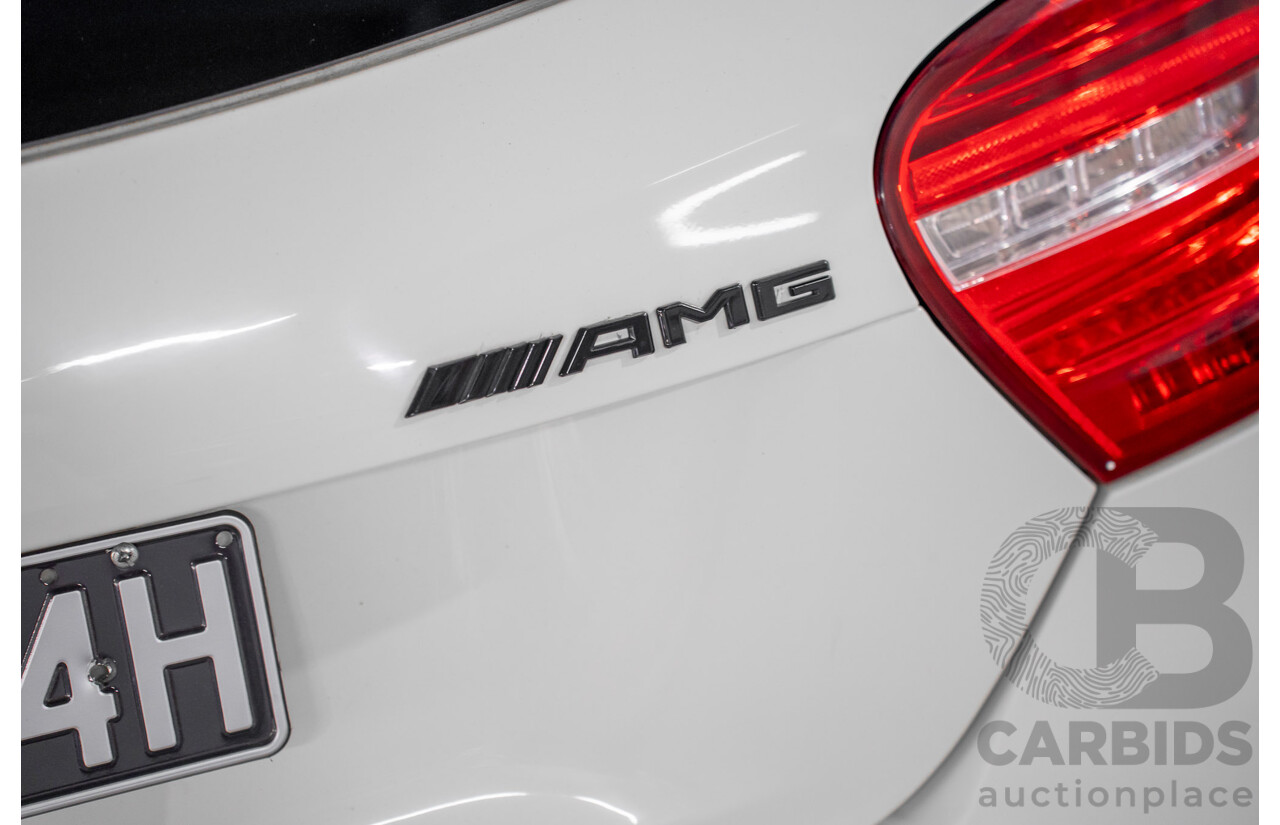 1/2015 Mercedes-Benz A45 AMG 176 MY15 5d Hatchback Cirrus White Turbo 2.0L