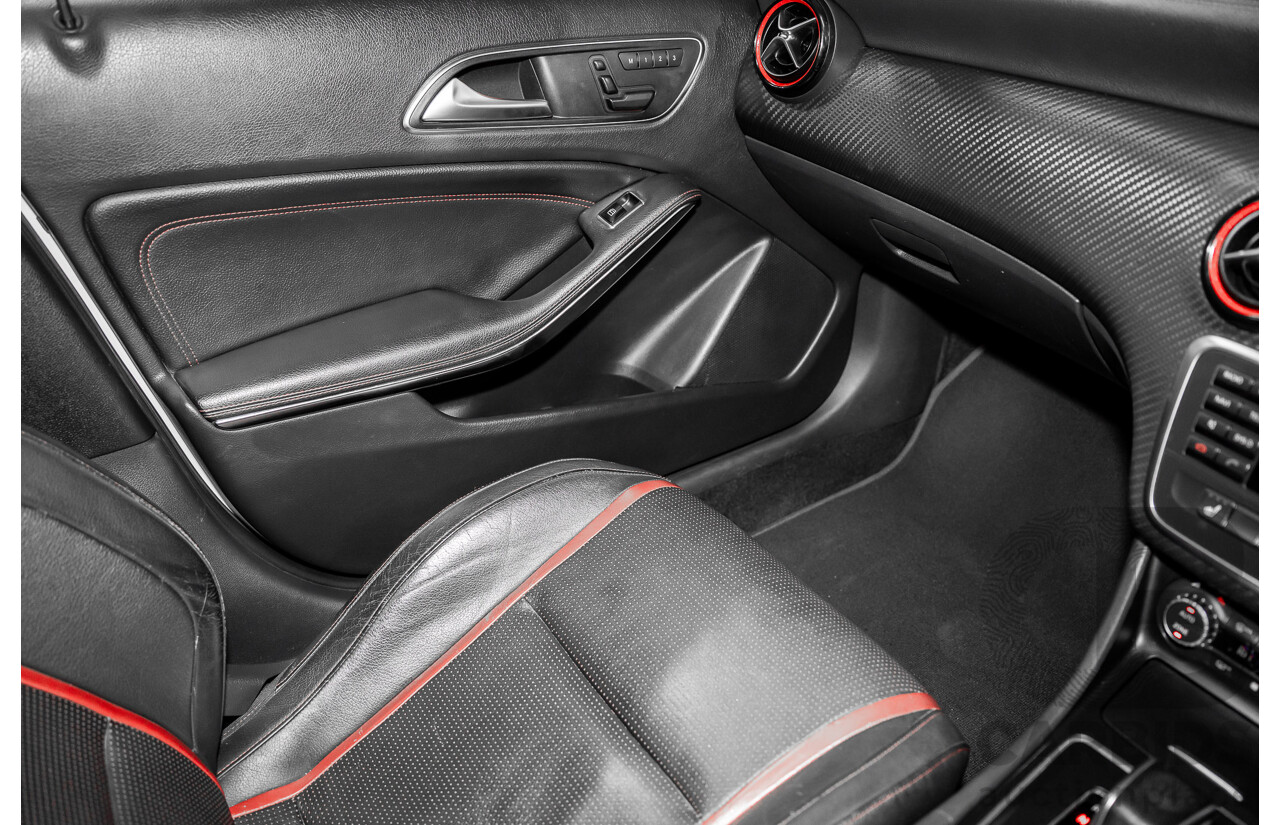 1/2015 Mercedes-Benz A45 AMG 176 MY15 5d Hatchback Cirrus White Turbo 2.0L