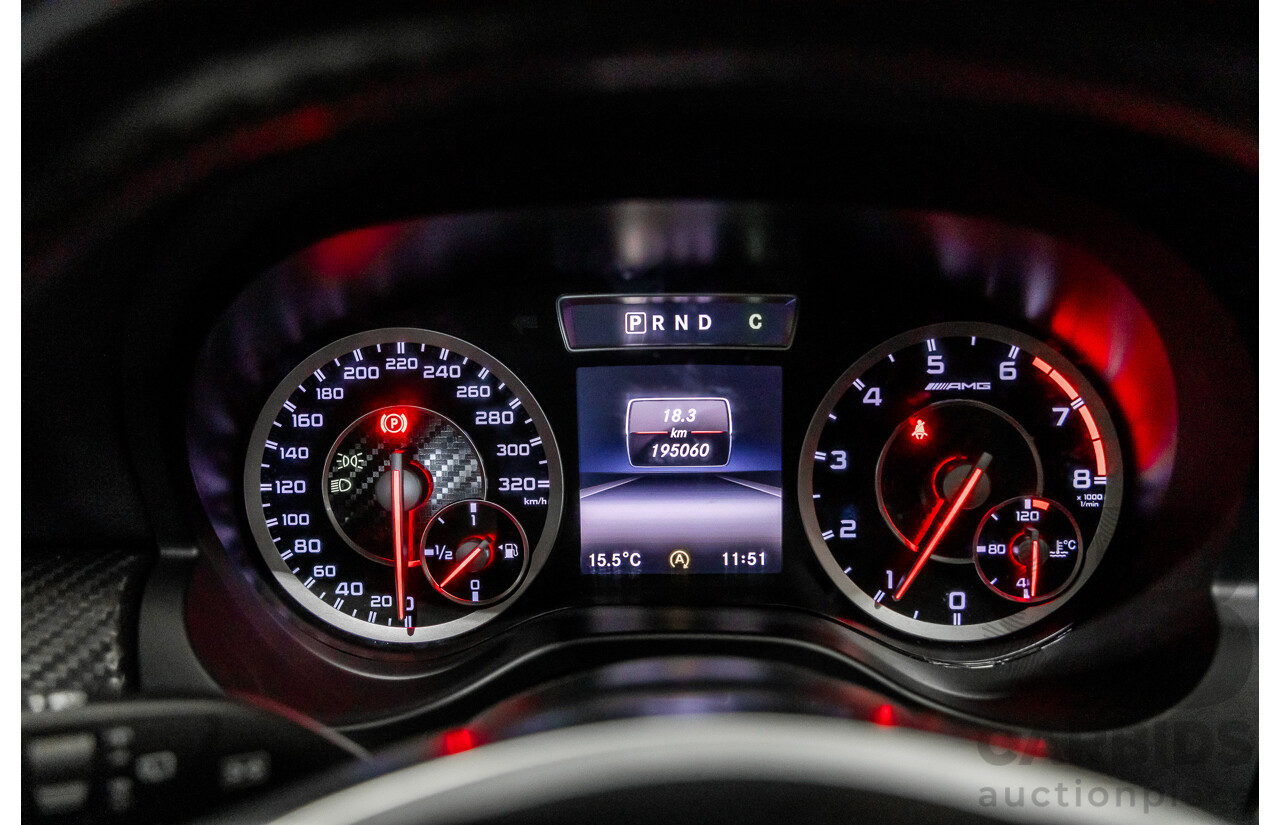 1/2015 Mercedes-Benz A45 AMG 176 MY15 5d Hatchback Cirrus White Turbo 2.0L