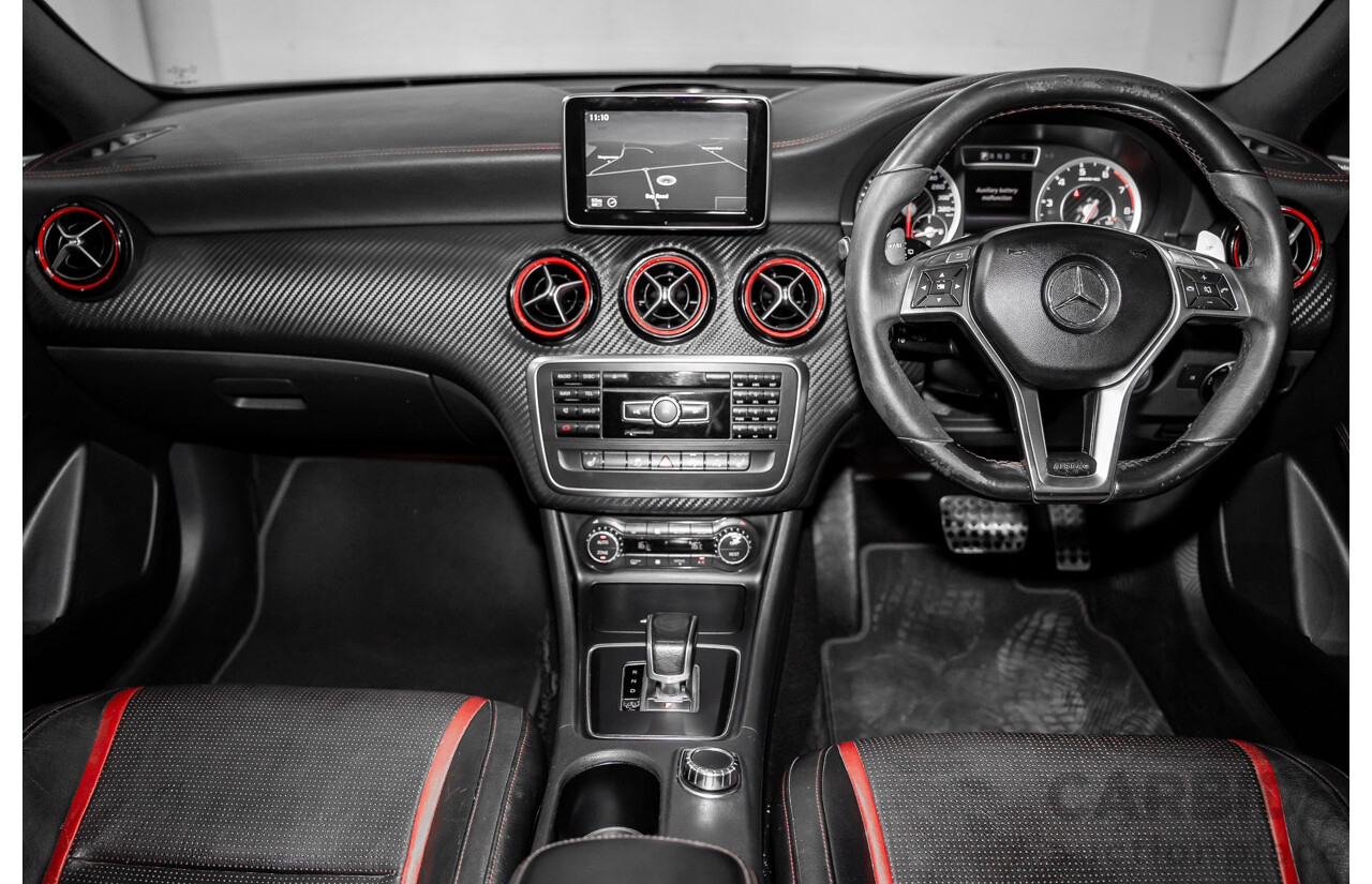 1/2015 Mercedes-Benz A45 AMG 176 MY15 5d Hatchback Cirrus White Turbo 2.0L