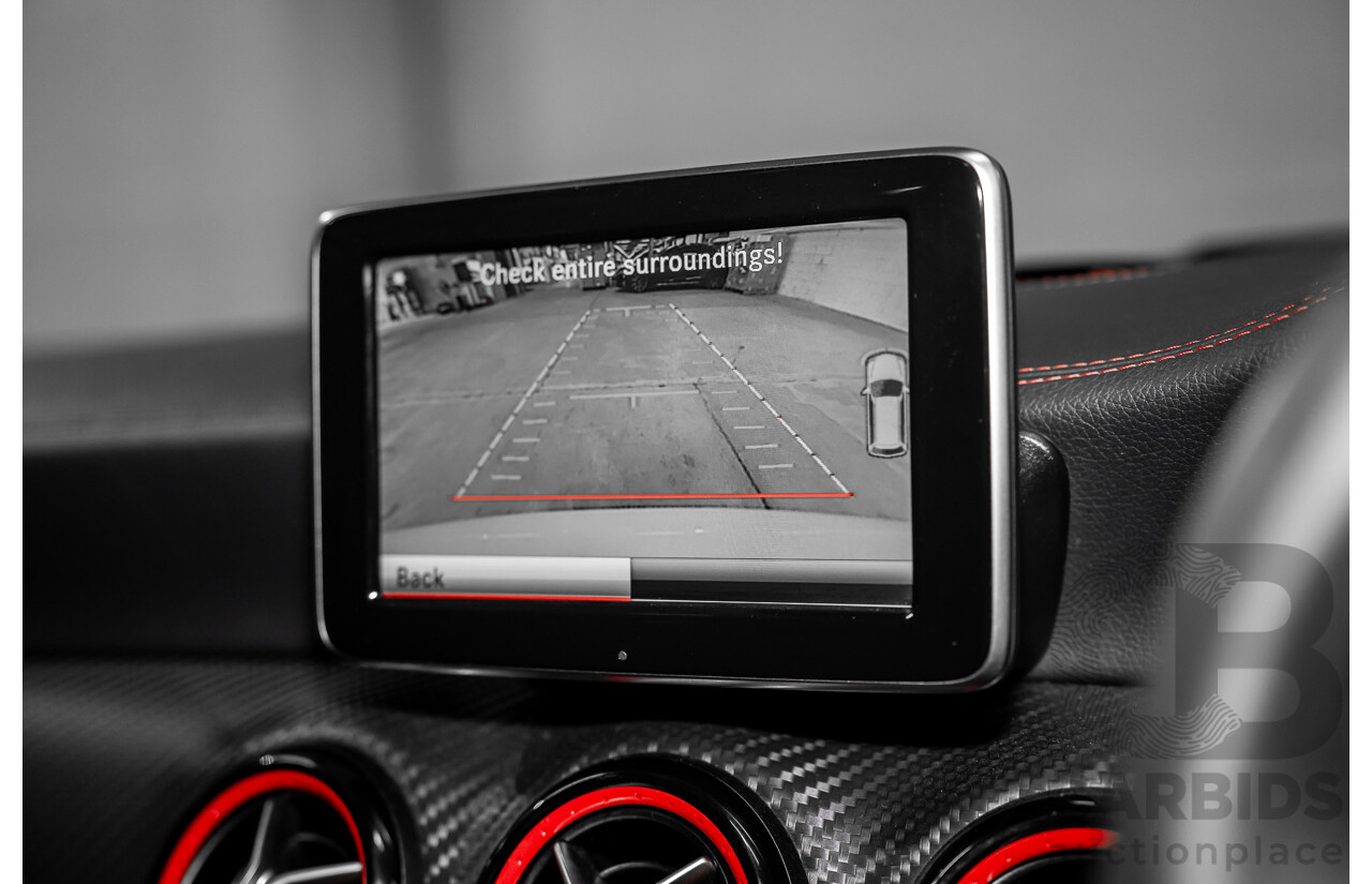 1/2015 Mercedes-Benz A45 AMG 176 MY15 5d Hatchback Cirrus White Turbo 2.0L