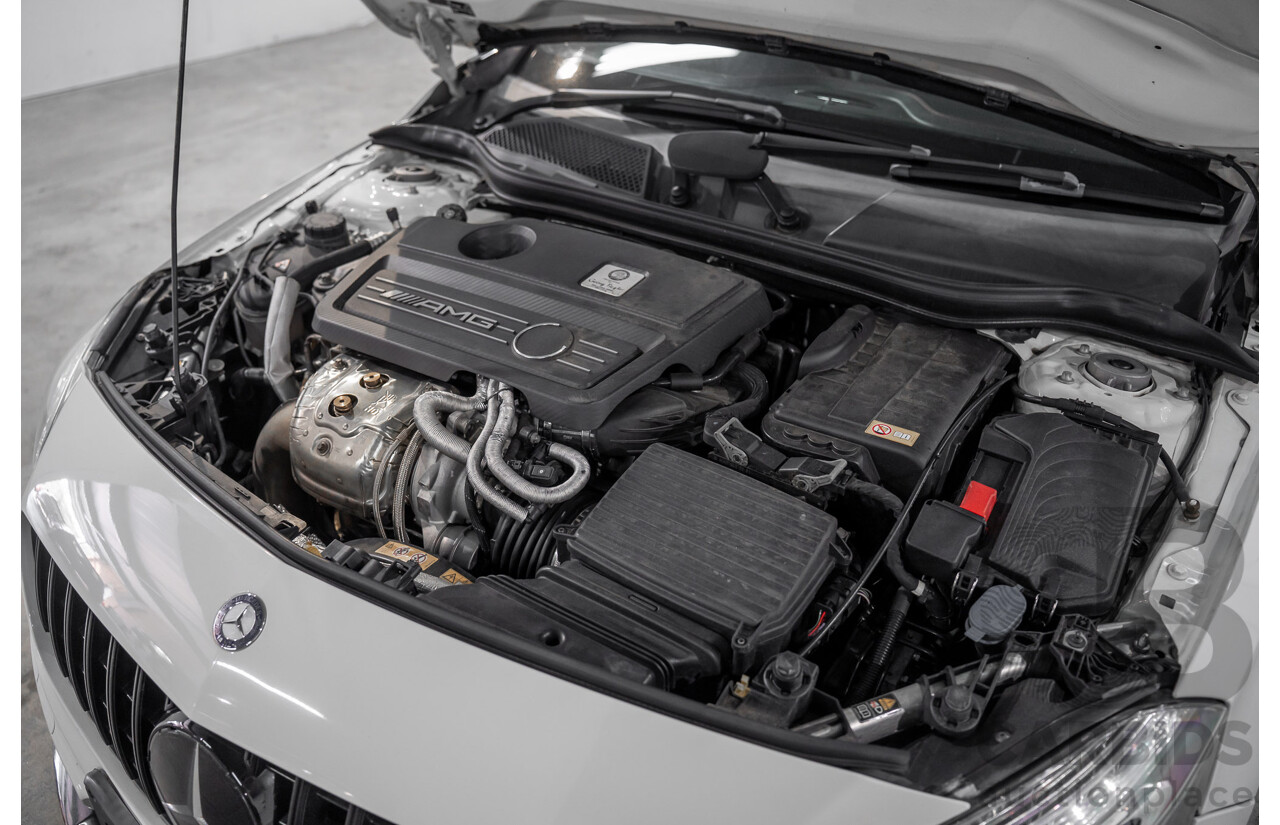 1/2015 Mercedes-Benz A45 AMG 176 MY15 5d Hatchback Cirrus White Turbo 2.0L