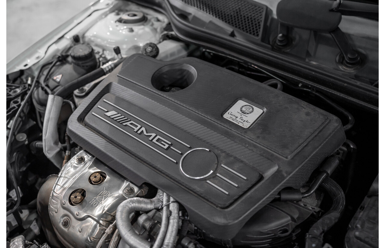 1/2015 Mercedes-Benz A45 AMG 176 MY15 5d Hatchback Cirrus White Turbo 2.0L