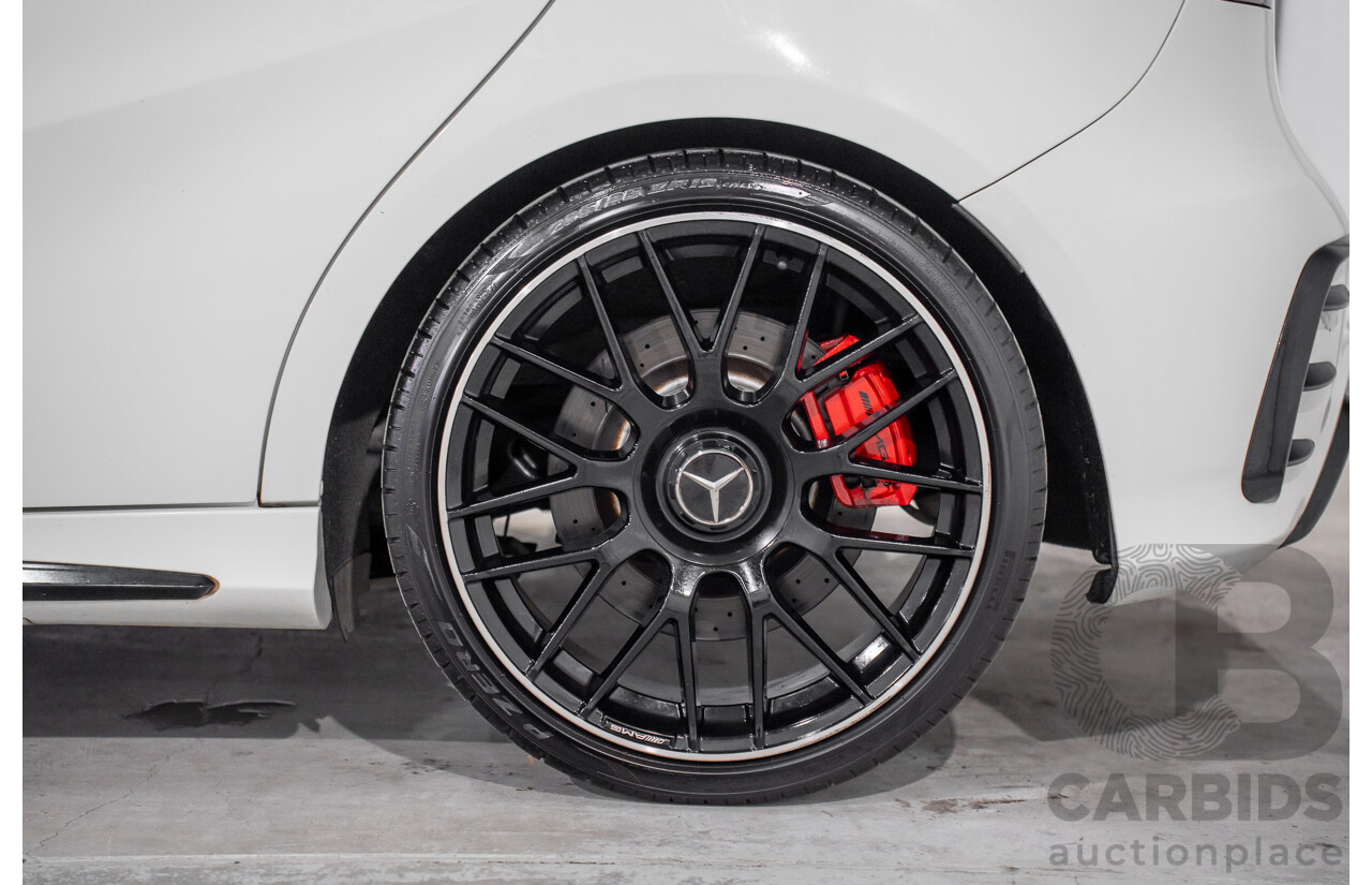 1/2015 Mercedes-Benz A45 AMG 176 MY15 5d Hatchback Cirrus White Turbo 2.0L