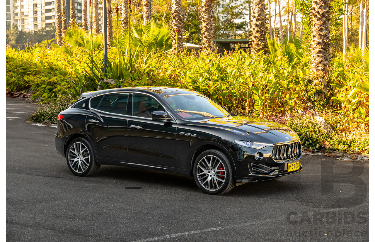 02/2017 Maserati Levante (AWD) M161 MY17 4d Wagon Nero Black Turbo Diesel V6 3.0L