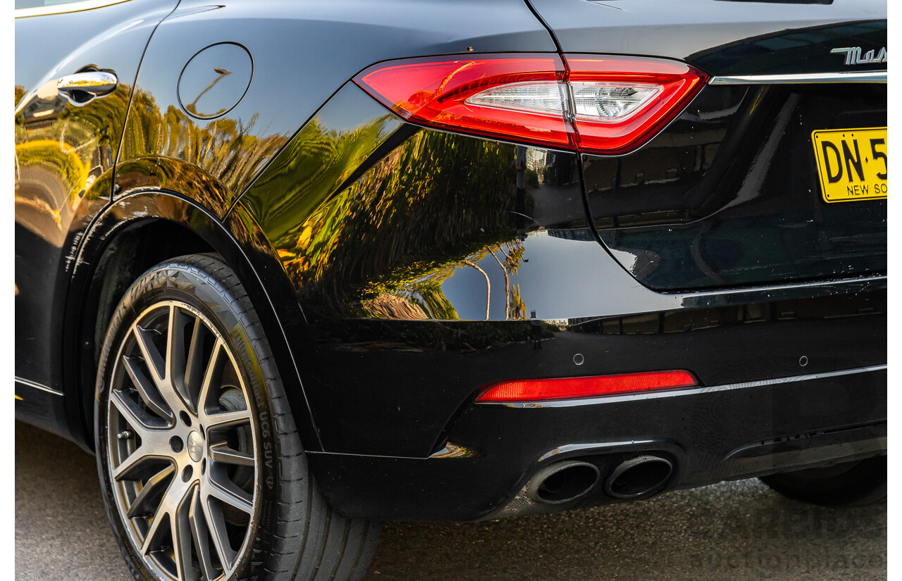 02/2017 Maserati Levante (AWD) M161 MY17 4d Wagon Nero Black Turbo Diesel V6 3.0L