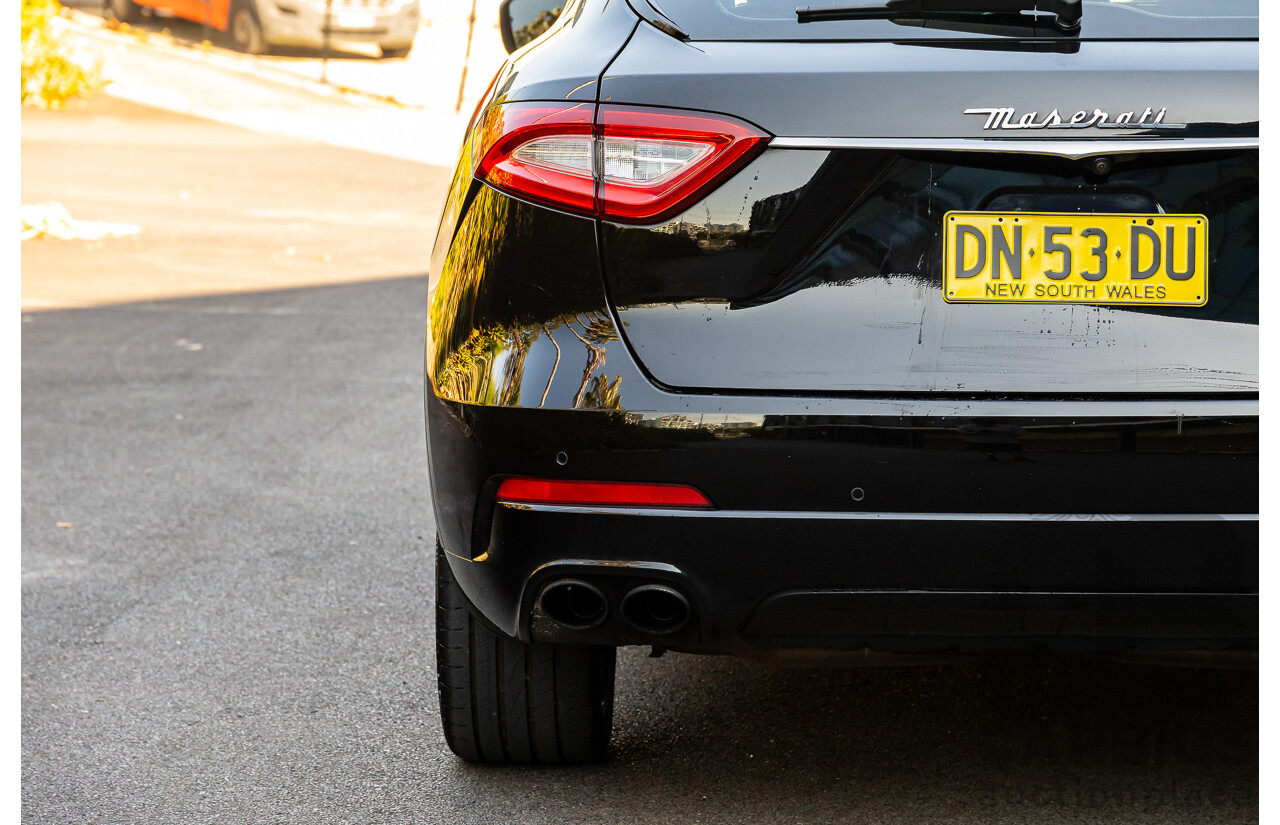 02/2017 Maserati Levante (AWD) M161 MY17 4d Wagon Nero Black Turbo Diesel V6 3.0L