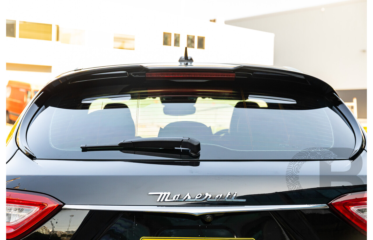 02/2017 Maserati Levante (AWD) M161 MY17 4d Wagon Nero Black Turbo Diesel V6 3.0L