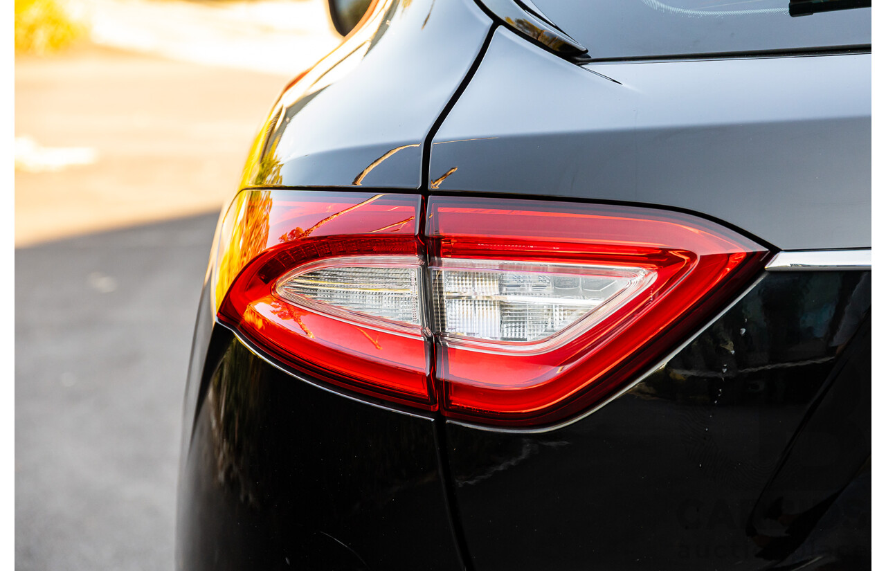 02/2017 Maserati Levante (AWD) M161 MY17 4d Wagon Nero Black Turbo Diesel V6 3.0L