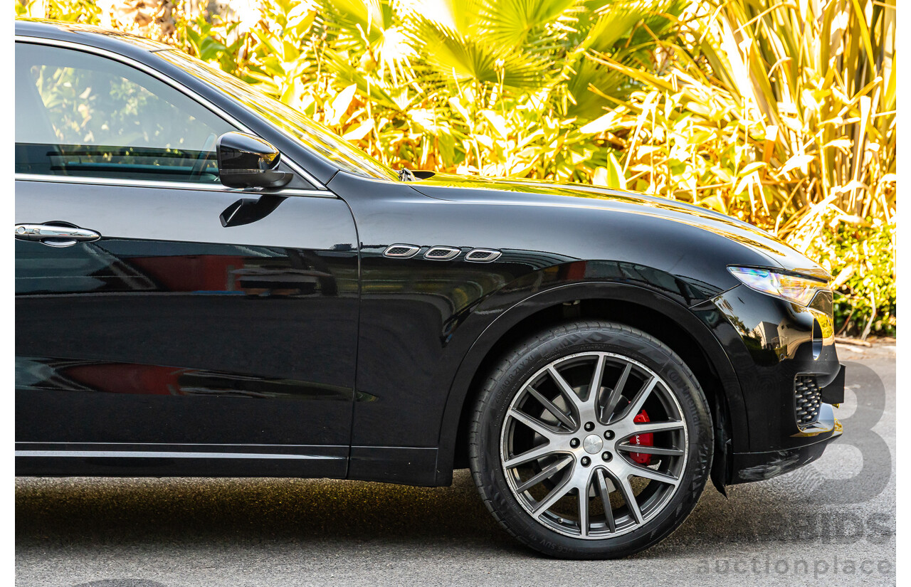 02/2017 Maserati Levante (AWD) M161 MY17 4d Wagon Nero Black Turbo Diesel V6 3.0L