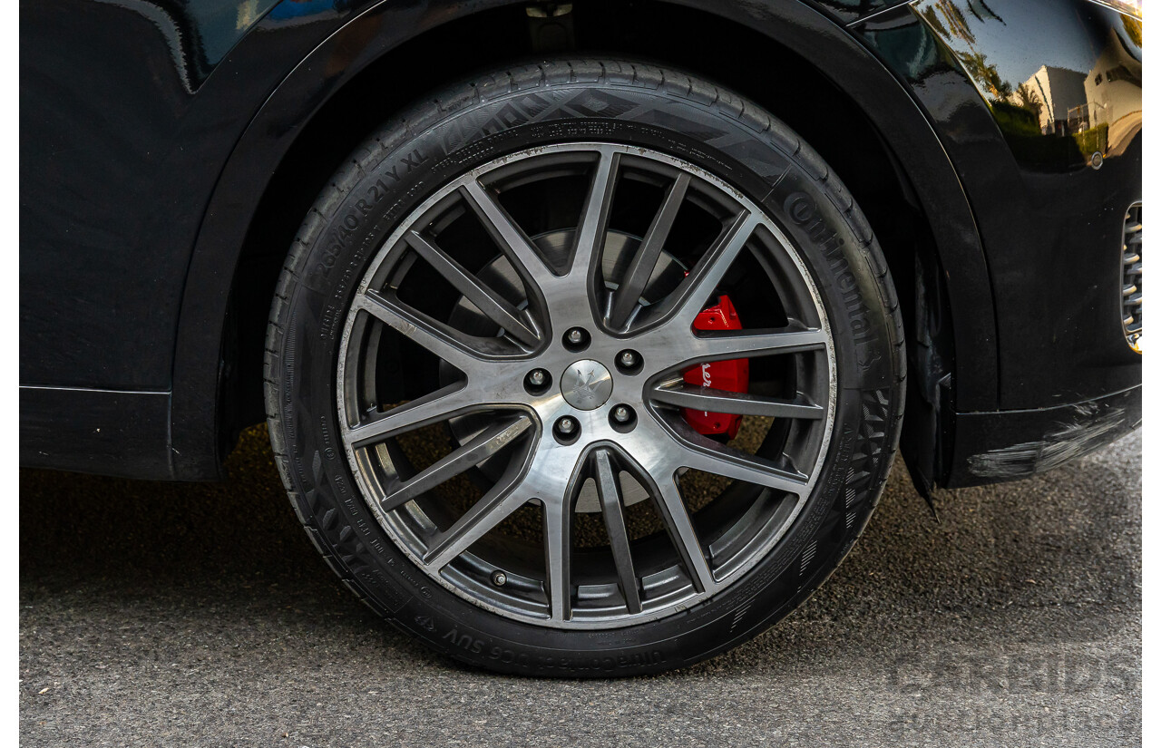 02/2017 Maserati Levante (AWD) M161 MY17 4d Wagon Nero Black Turbo Diesel V6 3.0L