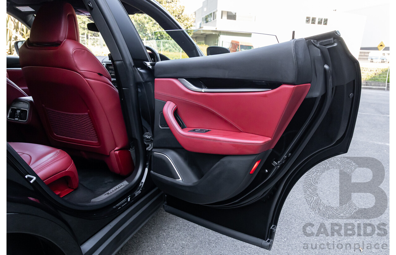 02/2017 Maserati Levante (AWD) M161 MY17 4d Wagon Nero Black Turbo Diesel V6 3.0L