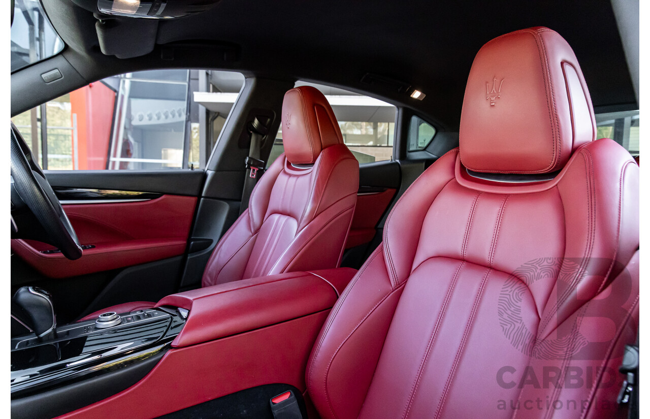 02/2017 Maserati Levante (AWD) M161 MY17 4d Wagon Nero Black Turbo Diesel V6 3.0L