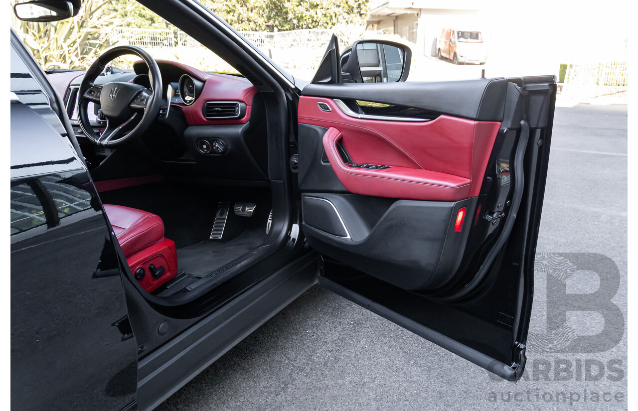 02/2017 Maserati Levante (AWD) M161 MY17 4d Wagon Nero Black Turbo Diesel V6 3.0L