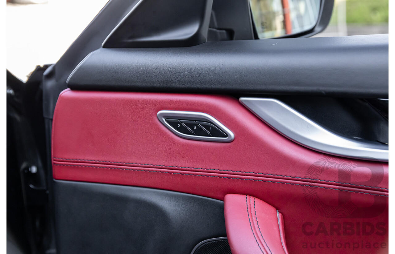 02/2017 Maserati Levante (AWD) M161 MY17 4d Wagon Nero Black Turbo Diesel V6 3.0L