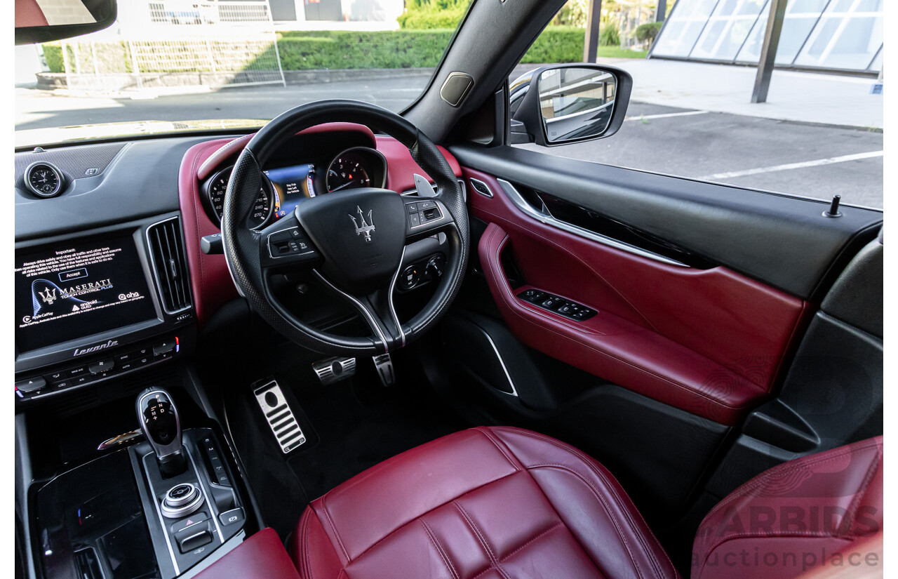 02/2017 Maserati Levante (AWD) M161 MY17 4d Wagon Nero Black Turbo Diesel V6 3.0L