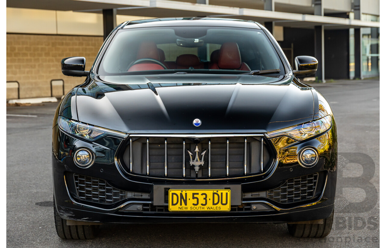 02/2017 Maserati Levante (AWD) M161 MY17 4d Wagon Nero Black Turbo Diesel V6 3.0L