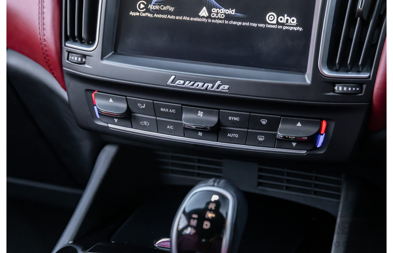 02/2017 Maserati Levante (AWD) M161 MY17 4d Wagon Nero Black Turbo Diesel V6 3.0L